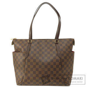 Louis Vuitton Totally Damier Ebene Brown Tote Bag Canvas